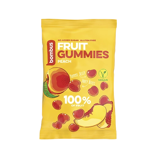 Bombus ovocné bonbónky FRUIT ENERGY broskev 35g