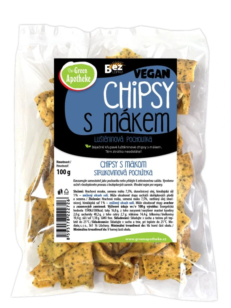 Chipsy s mákem 100g