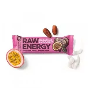 RAW ENERGY ovocná tyčinka s kokosem a šťávou z marakuji, 50g